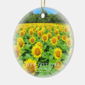 ひまわり セラミックオーナメント (左)