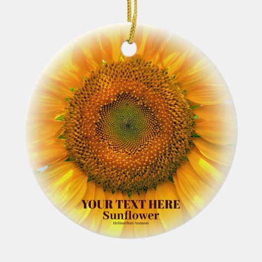 ひまわり セラミックオーナメント (正面)