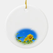 ひまわり セラミックオーナメント (裏面)