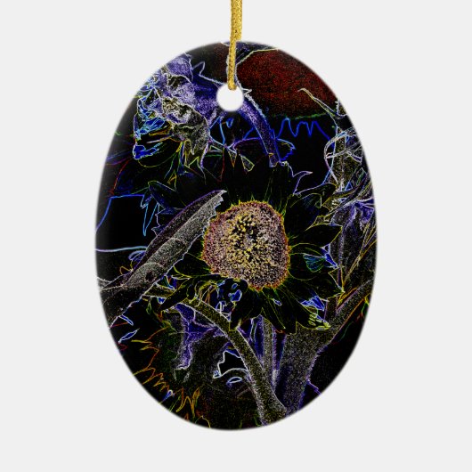 ひまわり セラミックオーナメント (正面)