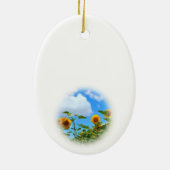 ひまわり セラミックオーナメント (裏面)