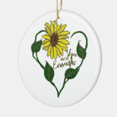 ひまわり セラミックオーナメント (左)