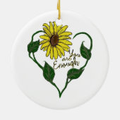 ひまわり セラミックオーナメント (裏面)