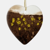 ひまわり セラミックオーナメント (右)