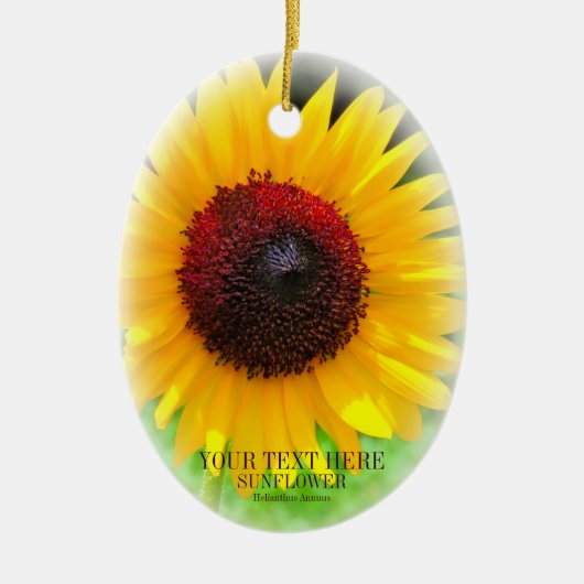 ひまわり セラミックオーナメント (正面)