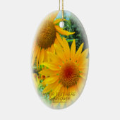 ひまわり セラミックオーナメント (右)