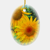 ひまわり セラミックオーナメント (正面)