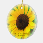 ひまわり セラミックオーナメント (左)