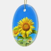 ひまわり  セラミックオーナメント (左)