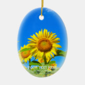 ひまわり  セラミックオーナメント (正面)