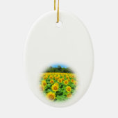 ひまわり  セラミックオーナメント (裏面)