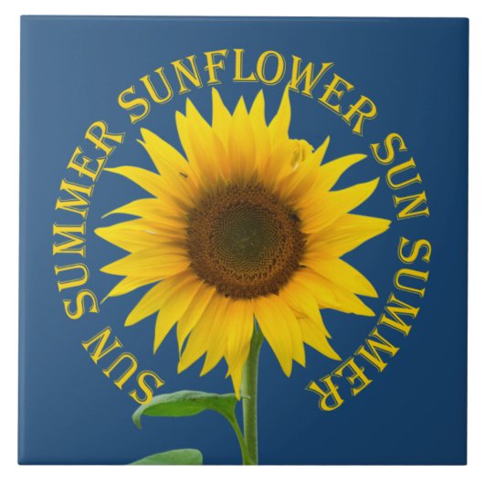 ひまわり タイル (正面)