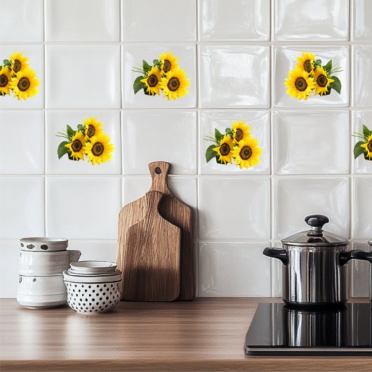 ひまわり タイル