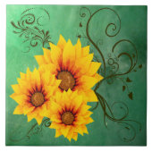 ひまわり タイル (正面)