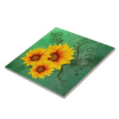 ひまわり タイル (側面)