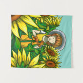 ひまわり タペストリー (正面(横))