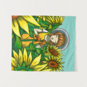 ひまわり タペストリー (正面(横))