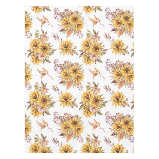 ひまわり テーブルクロス (正面)