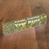 ひまわり デスクネームプレート