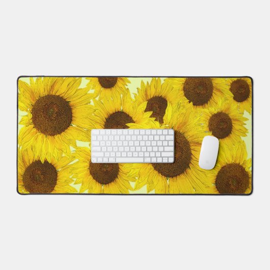 ひまわり デスクマット (キーボード&マウス)