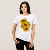 ひまわり  トライブレンドＴシャツ (正面全面)