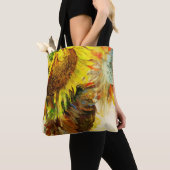 ひまわり トートバッグ (クローズアップ)