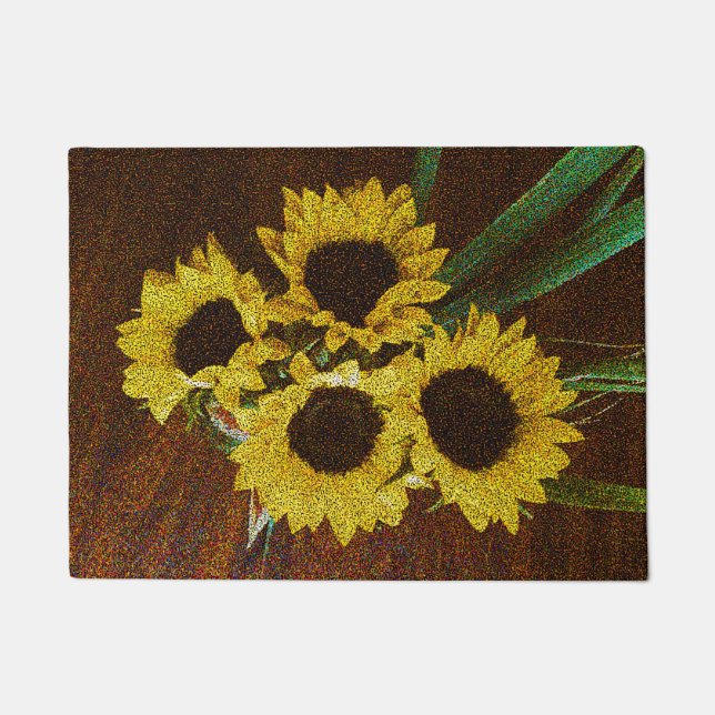 ひまわり ドアマット (正面)