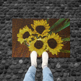 ひまわり ドアマット