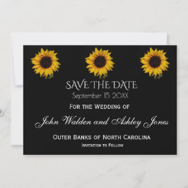 ひまわり ドロップス セーブ・ザ・デート カード