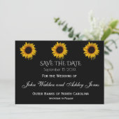 ひまわり ドロップス セーブ・ザ・デート カード (スタンド正面)