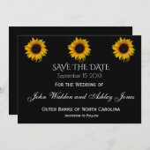 ひまわり ドロップス セーブ・ザ・デート カード (正面/裏面)