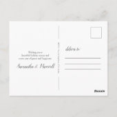 ひまわり　ニュー・ホーム・スウィート・ホーム　引越しのお知らせ ポストカード (裏面)