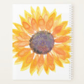 ひまわり ネーム モノグラム 2024  プランナー手帳 (裏面)