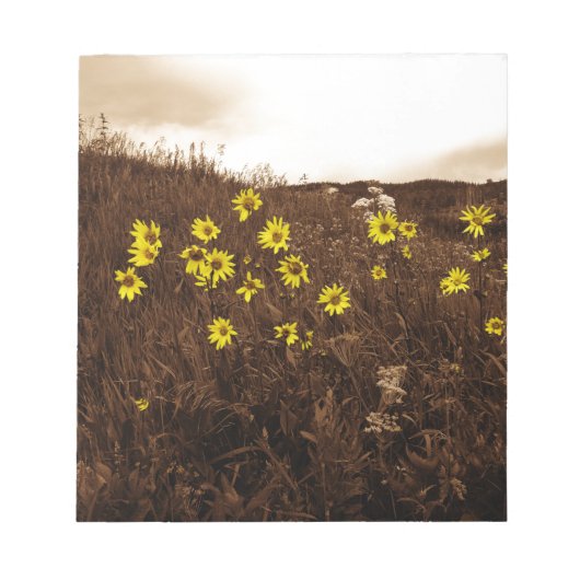 ひまわり ノートパッド (正面)