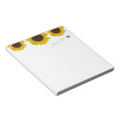 ひまわり ノートパッド (アングル)