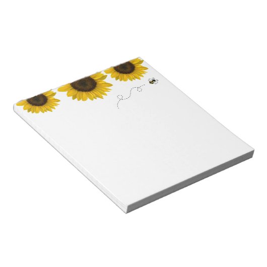 ひまわり ノートパッド (アングル)