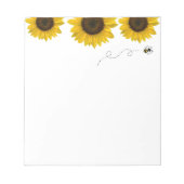 ひまわり ノートパッド (正面)