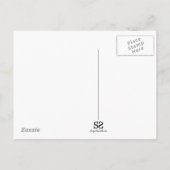 ひまわり – ハッピーバースデーはがき ポストカード (裏面)