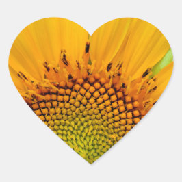 ひまわり ハートシール