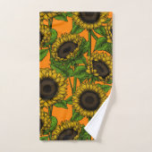 ひまわり バスタオルセット (ハンドタオル)