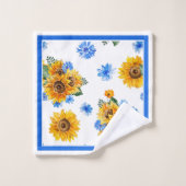 ひまわり バスタオルセット (ウォッシュタオル)