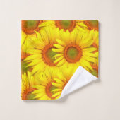 ひまわり バスタオルセット (ウォッシュタオル)