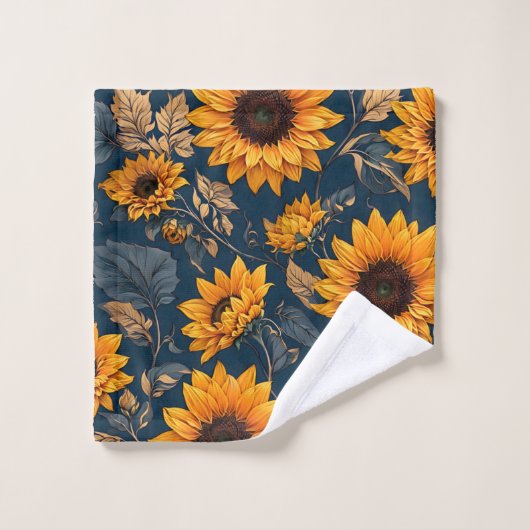 ひまわり バスタオルセット (ウォッシュタオル)