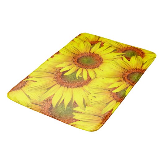 ひまわり バスマット (アングル)