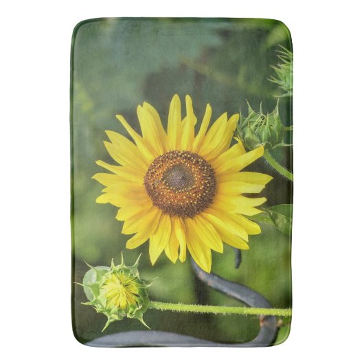 ひまわり バスマット (正面縦)