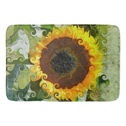 ひまわり バスマット (正面)