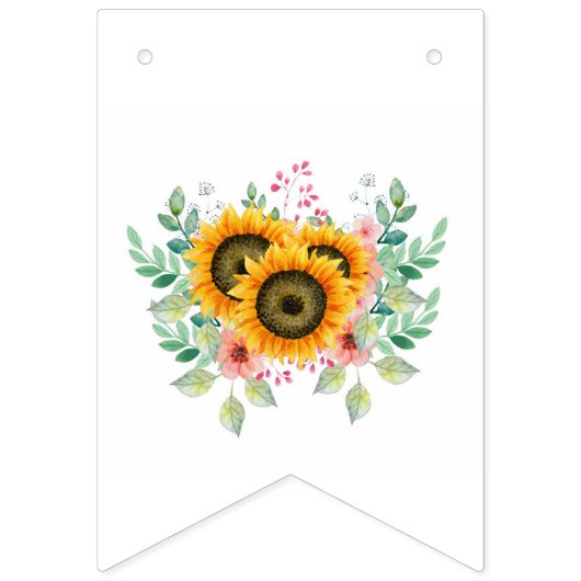 ひまわり バンティングフラッグ (第2の旗)