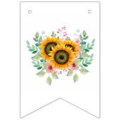 ひまわり バンティングフラッグ (第1の旗)