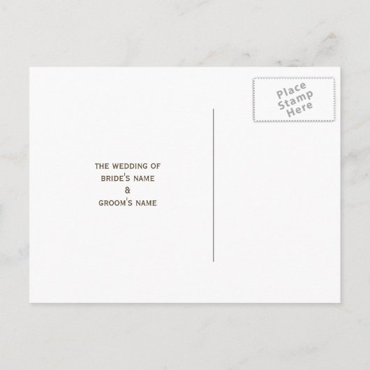 ひまわり&バーンウッド秋日付はがきを保存 案内ポストカード (裏面)