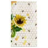 ひまわり&ビーシリーズデザインシックススモール抱き枕 スモールペーパーバッグ (裏面)